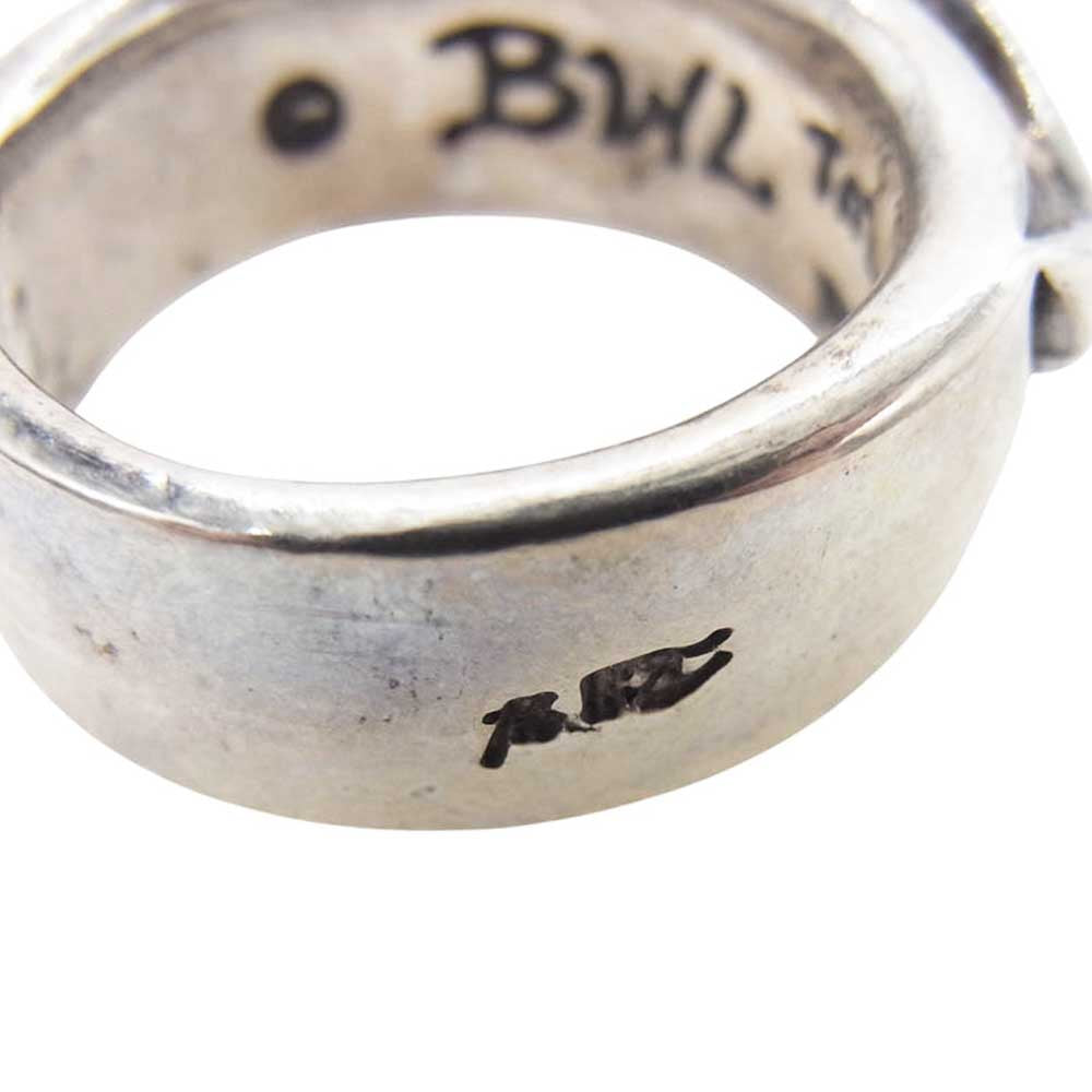BILL WALL LEATHER ビルウォールレザー NAC Scrall ウェーブ リング シルバー系 17号【中古】