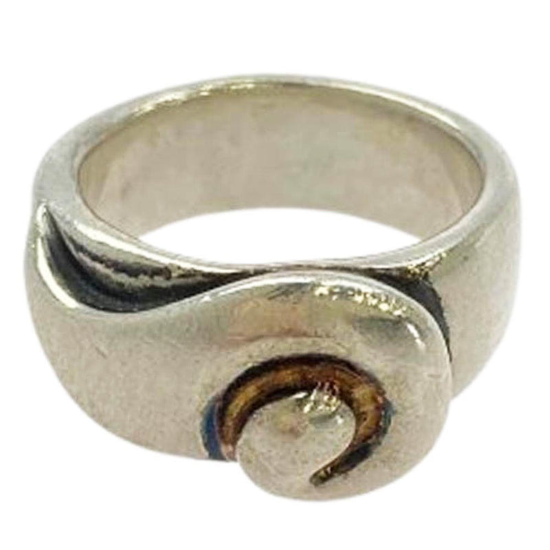 BILL WALL LEATHER ビルウォールレザー NAC Scrall ウェーブ リング シルバー系 21.5号【中古】