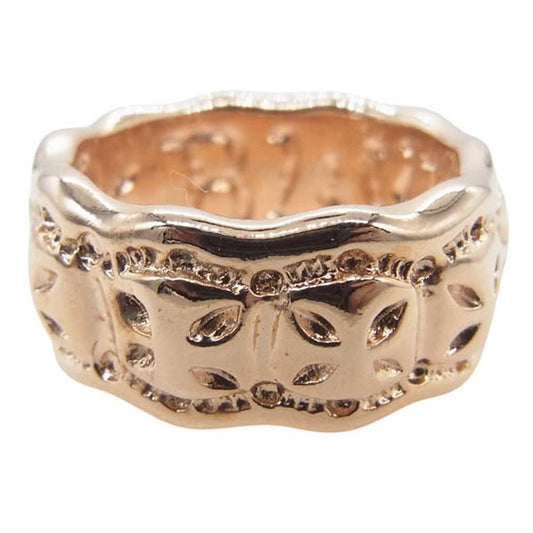 BILL WALL LEATHER ビルウォールレザー ミニ クロス リング ゴールドコーティング スターリングシルバー ゴールド系 14号【中古】