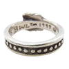 BILL WALL LEATHER ビルウォールレザー Spoon small ring スプーン スモール リング イエローストーン シルバー系 18号【中古】