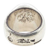 BILL WALL LEATHER ビルウォールレザー B Clown B クラウン クロス シグネット シール リング シルバー系 19号【中古】