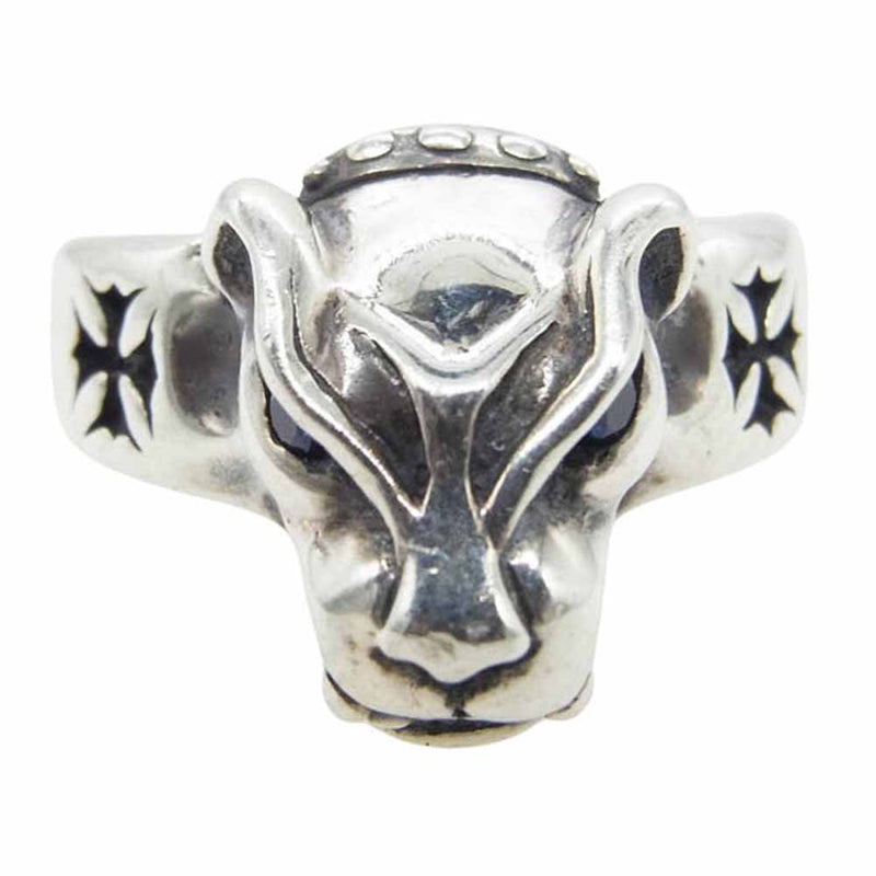 BILL WALL LEATHER ビルウォールレザー スモール パンサー リング w/ストーンアイ シルバー系 17号【中古】