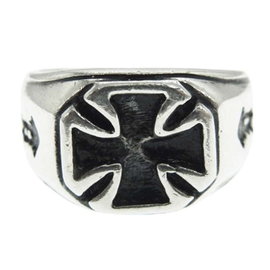BILL WALL LEATHER ビルウォールレザー BEAMS ビームス R480 S.Iron Cross アイアンクロス シグネットリング 15.5号【中古】
