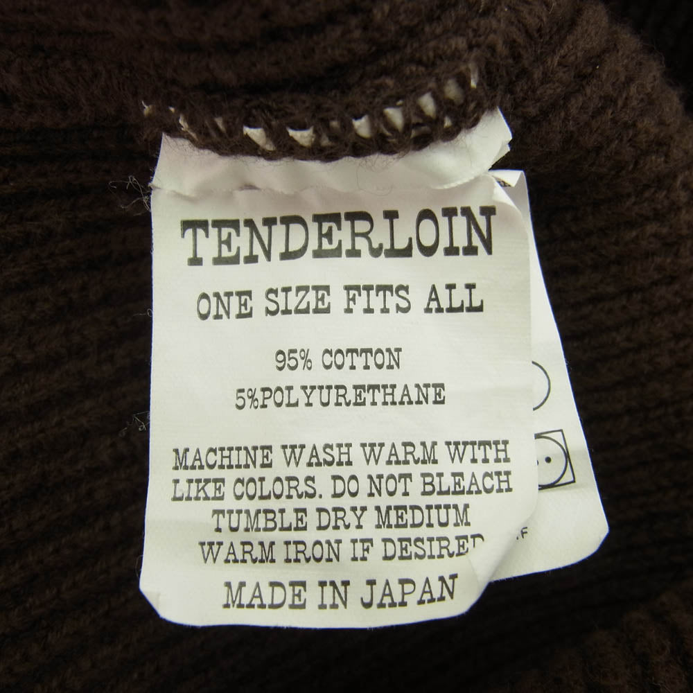 TENDERLOIN テンダーロイン T-JEEP CAP ニット ジープキャップ ブラウン系【中古】