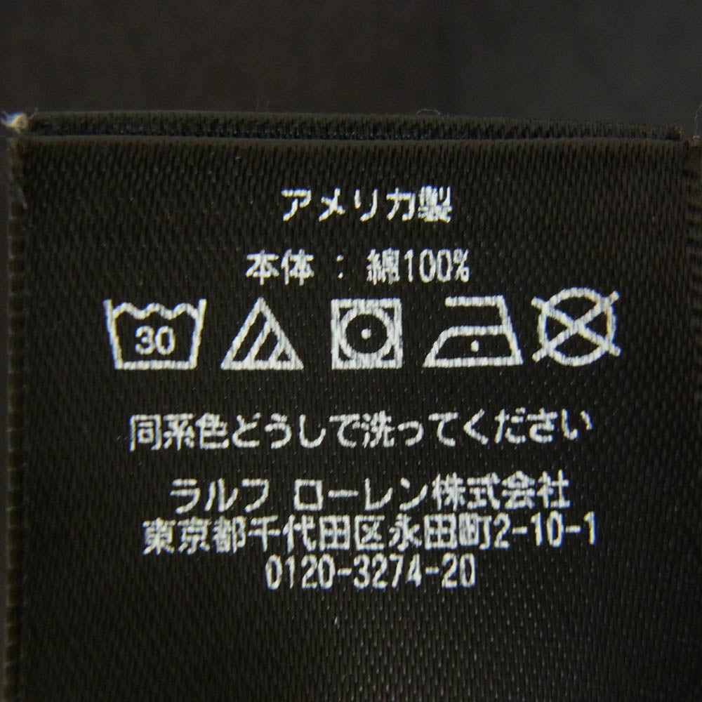 RRL ダブルアールエル ポケット Tシャツ 半袖 ブラック系 L【中古】