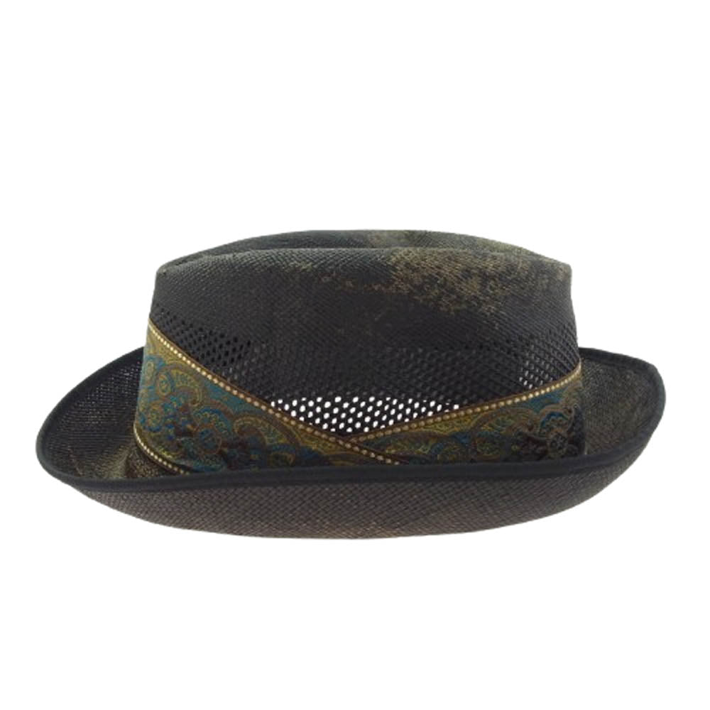 TENDERLOIN テンダーロイン PANAMA HAT パナマ ハット ブラック系 L【中古】