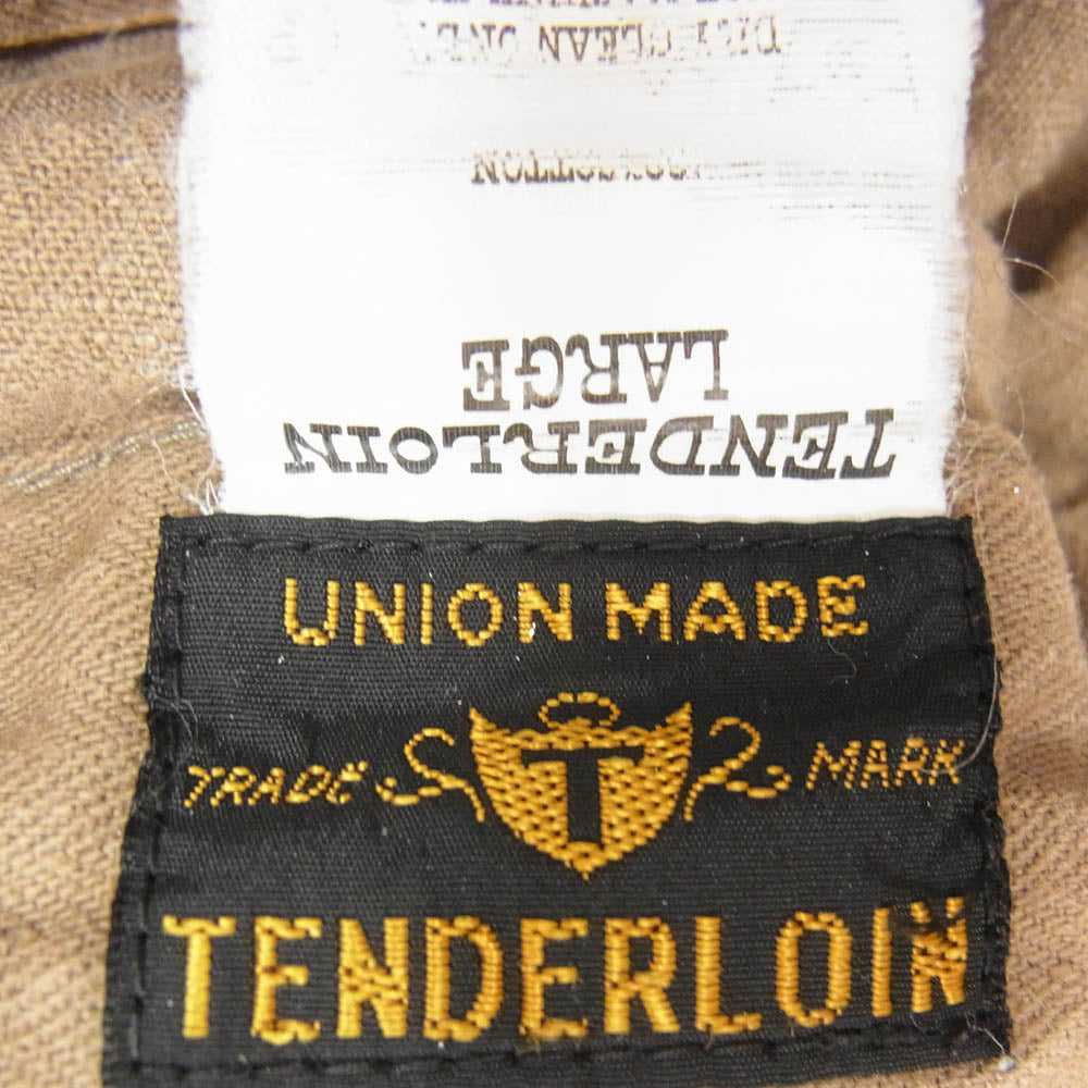 TENDERLOIN テンダーロイン T-JUNGLE HAT ジャングル バケットハット ヘリンボーン ブラウン系 L【中古】