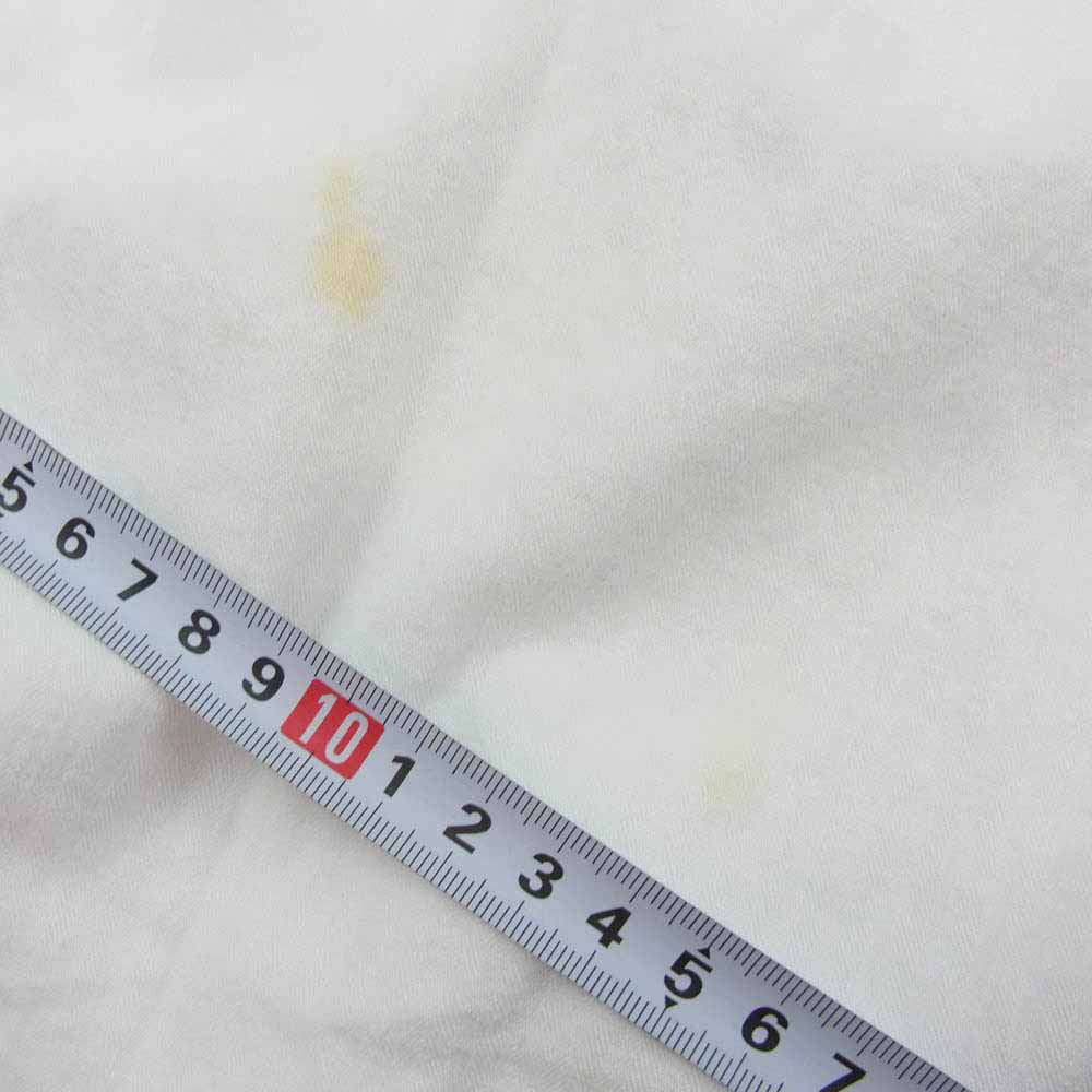 TENDERLOIN テンダーロイン ワッペン ワーク シャツ 長袖 ホワイト系 L【中古】