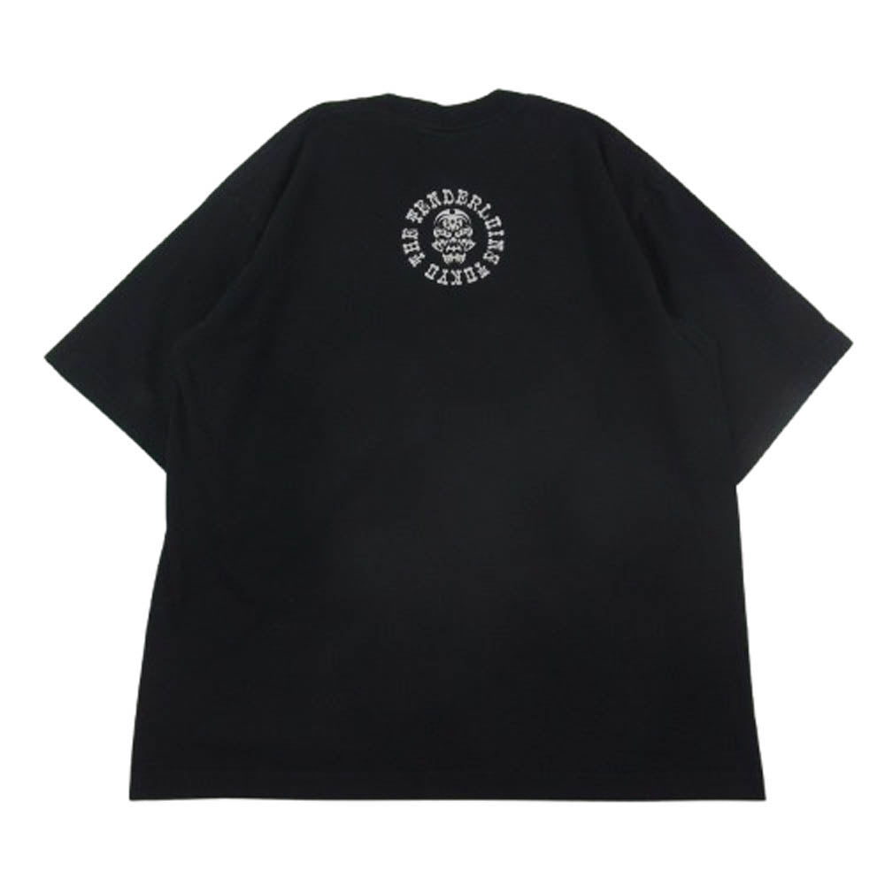 TENDERLOIN テンダーロイン PROCLUB プロクラブ ロゴ プリント ボルネオスカル Tシャツ 半袖  ブラック系 L【中古】