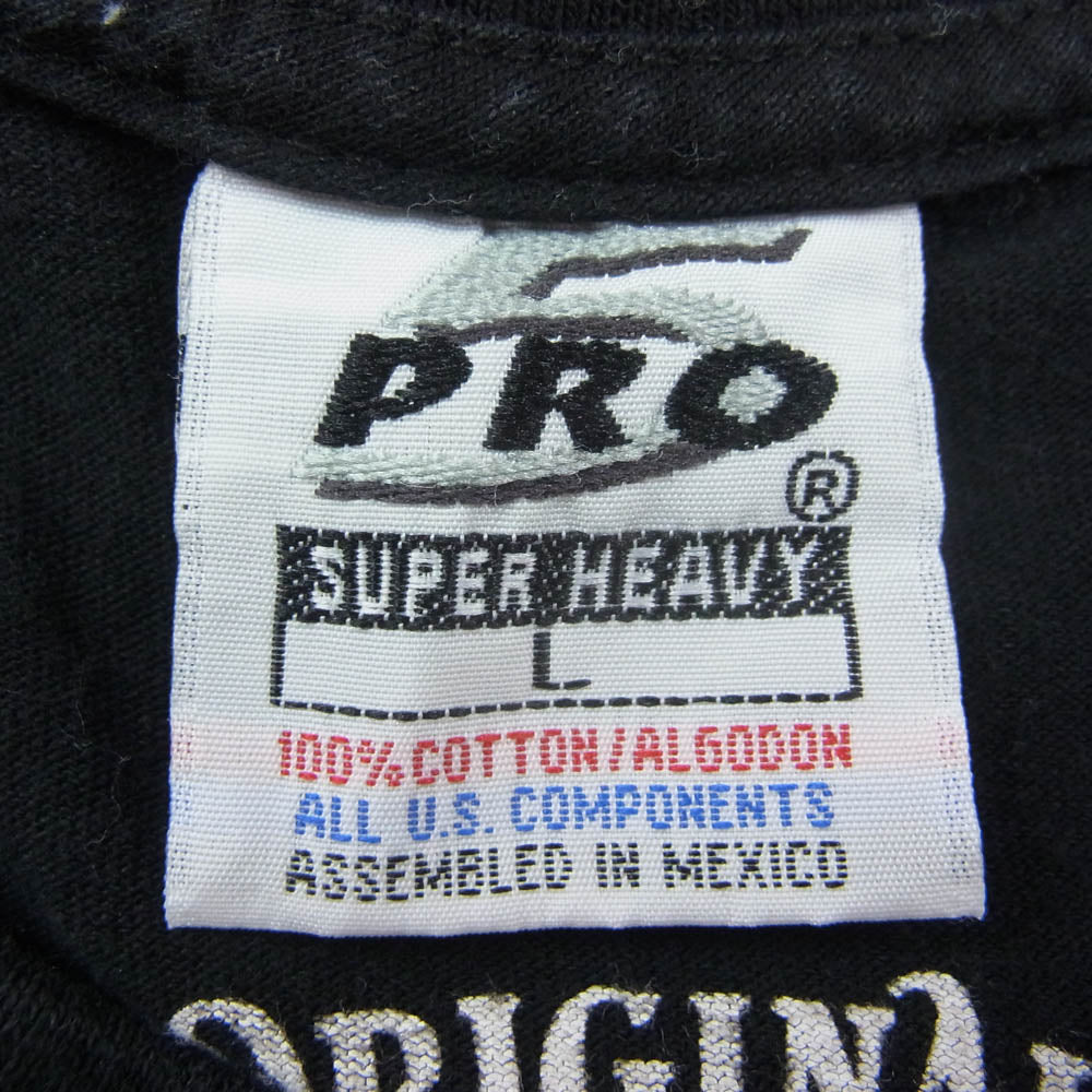 TENDERLOIN テンダーロイン PROCLUB プロクラブ ロゴ プリント ボルネオスカル Tシャツ 半袖  ブラック系 L【中古】