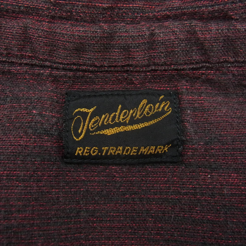 TENDERLOIN テンダーロイン T-BAJA S/S SHT バハ シャツ 半袖 レッド系 XL【中古】