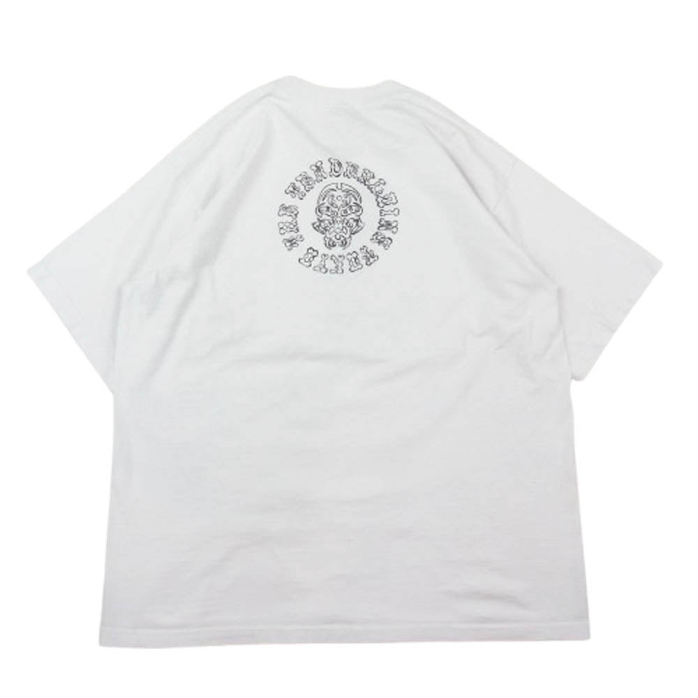 TENDERLOIN テンダーロイン PROCLUB プロクラブ TEE BBS ボルネオスカル プリント Tシャツ 半袖 ホワイト ホワイト系 L【中古】