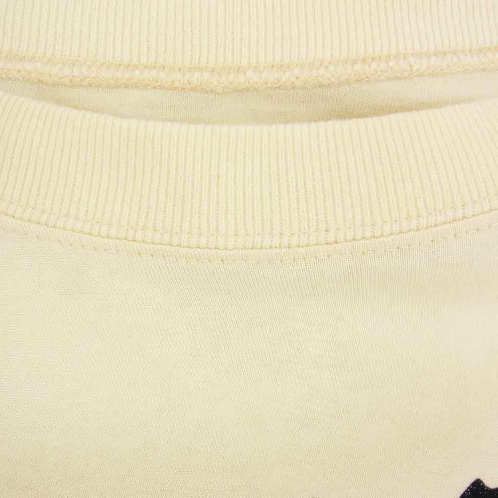 TENDERLOIN テンダーロイン T-RAYON NFL 3/4 BS ボルネオスカルプリント Tシャツ 七分袖 ベージュ オフホワイト系 S【中古】