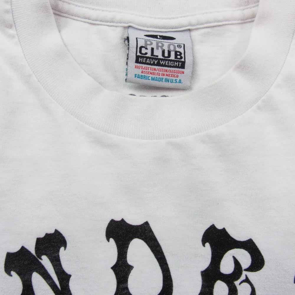 TENDERLOIN テンダーロイン PROCLUB プロクラブ T-TEE L/S BS ボルネオスカル プリント ヘビー Tシャツ 長袖 ホワイト系 L【中古】