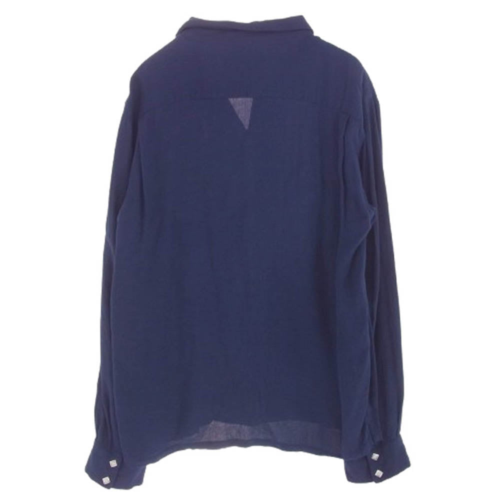 TENDERLOIN テンダーロイン T-RAYON WESTERN SHT P オープンカラー 長袖シャツ ブルー系 S【中古】