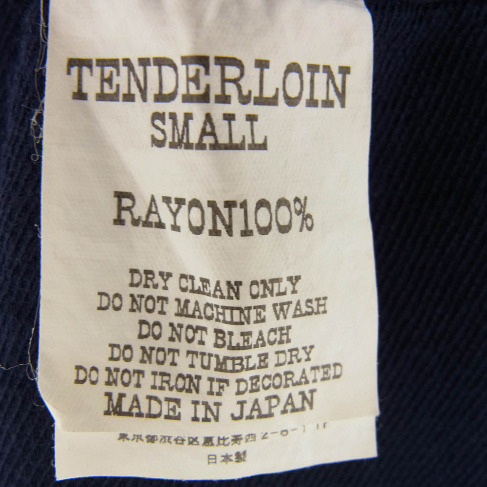 TENDERLOIN テンダーロイン T-RAYON WESTERN SHT P オープンカラー 長袖シャツ ブルー系 S【中古】