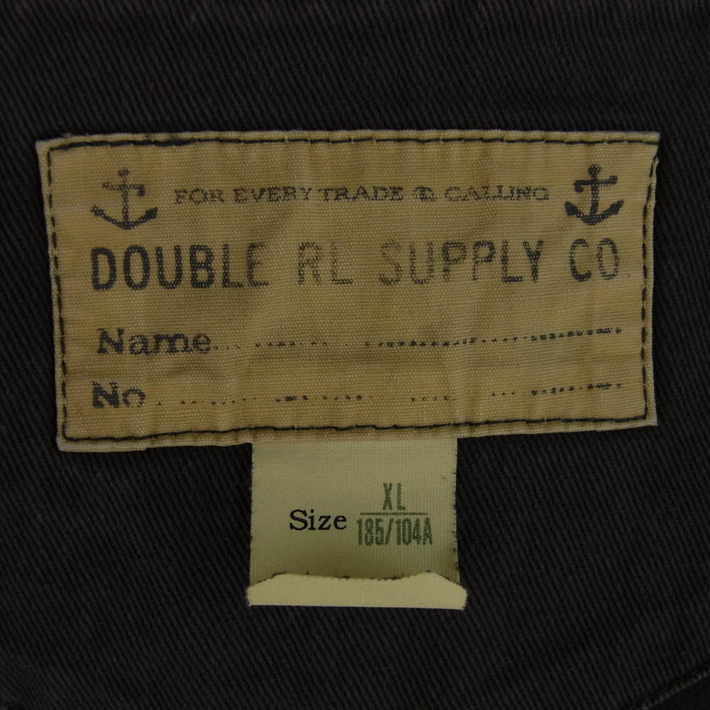 RRL ダブルアールエル DOUBLE RL SUPPLY CO サイドフック ワーク ベスト ネイビー系 グレー系 XL【中古】