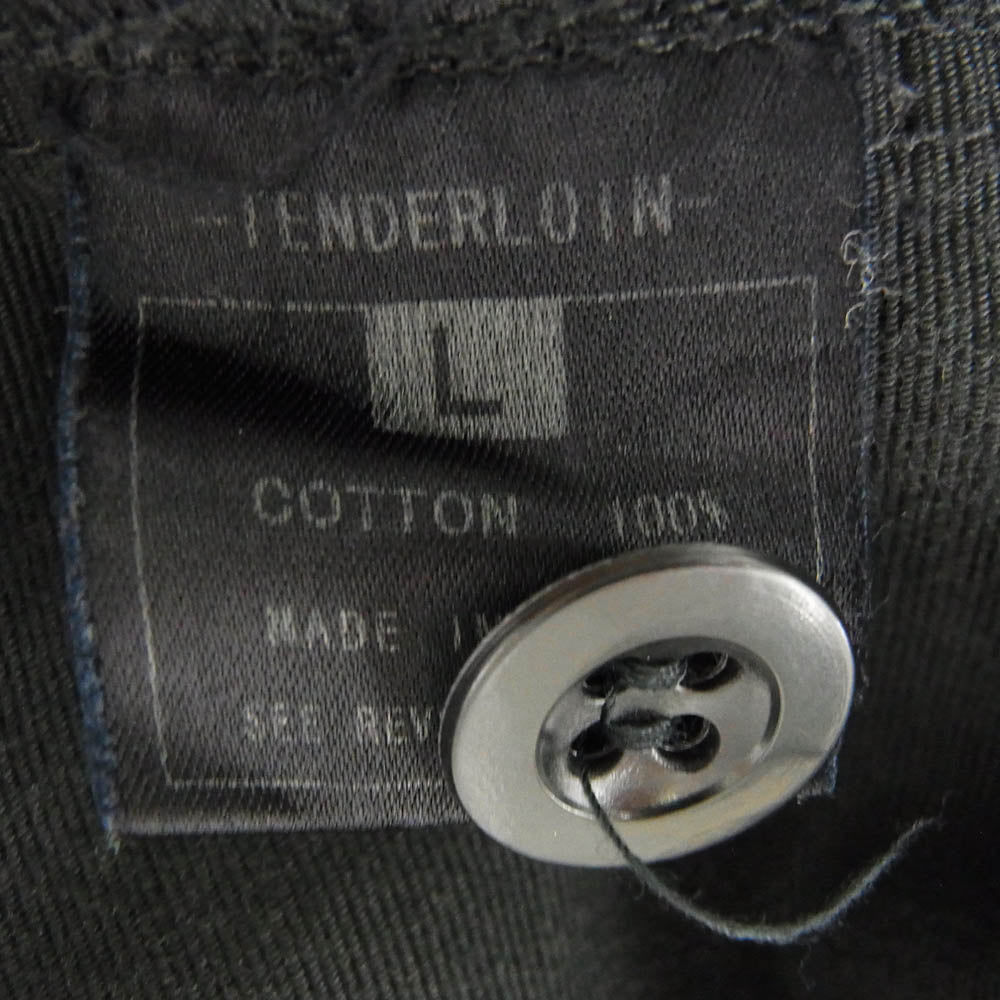 TENDERLOIN テンダーロイン 初期 ステーキタグ ワーク ジャケット ブラック系 L【中古】