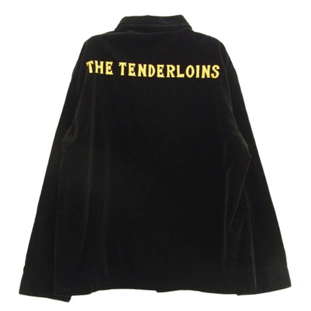 TENDERLOIN テンダーロイン T-SOUVENIR JKT V スーベニア ベロア ジャケット ブラック系 S【中古】