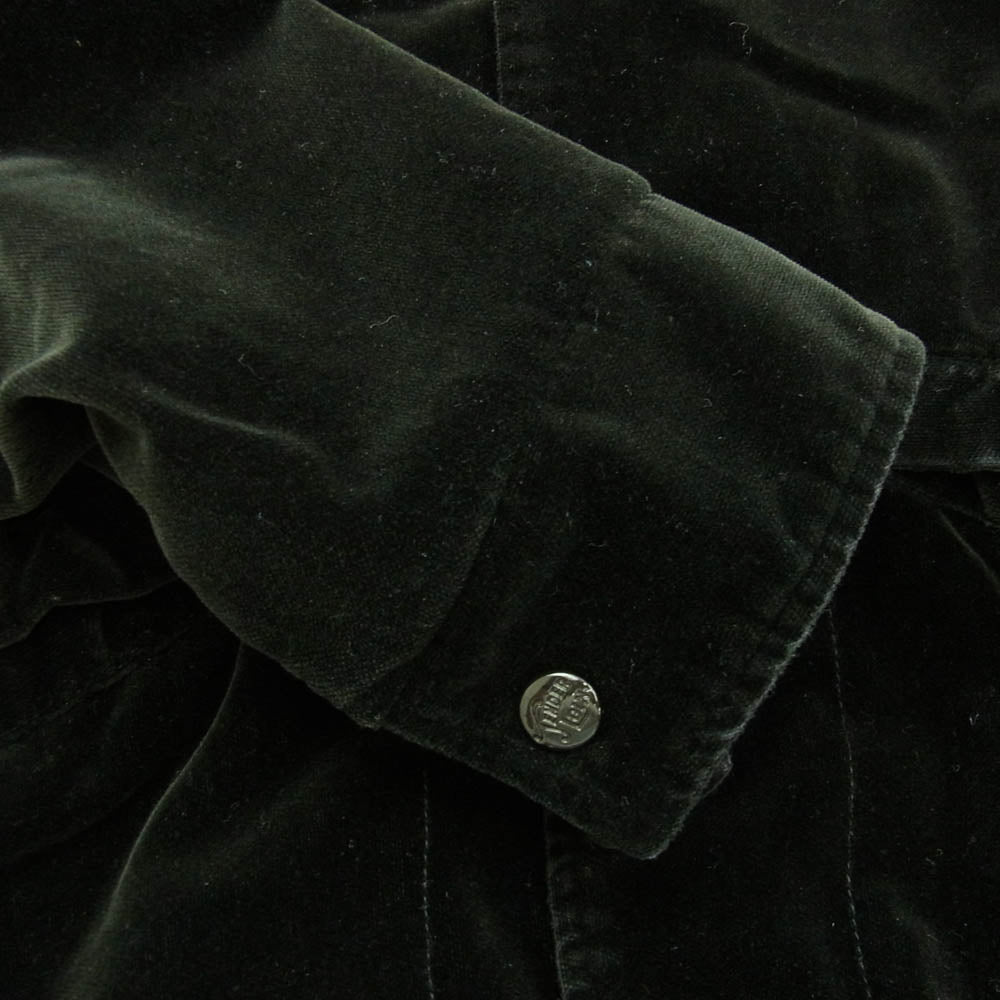 TENDERLOIN テンダーロイン T-SOUVENIR JKT V スーベニア ベロア ジャケット ブラック系 S【中古】