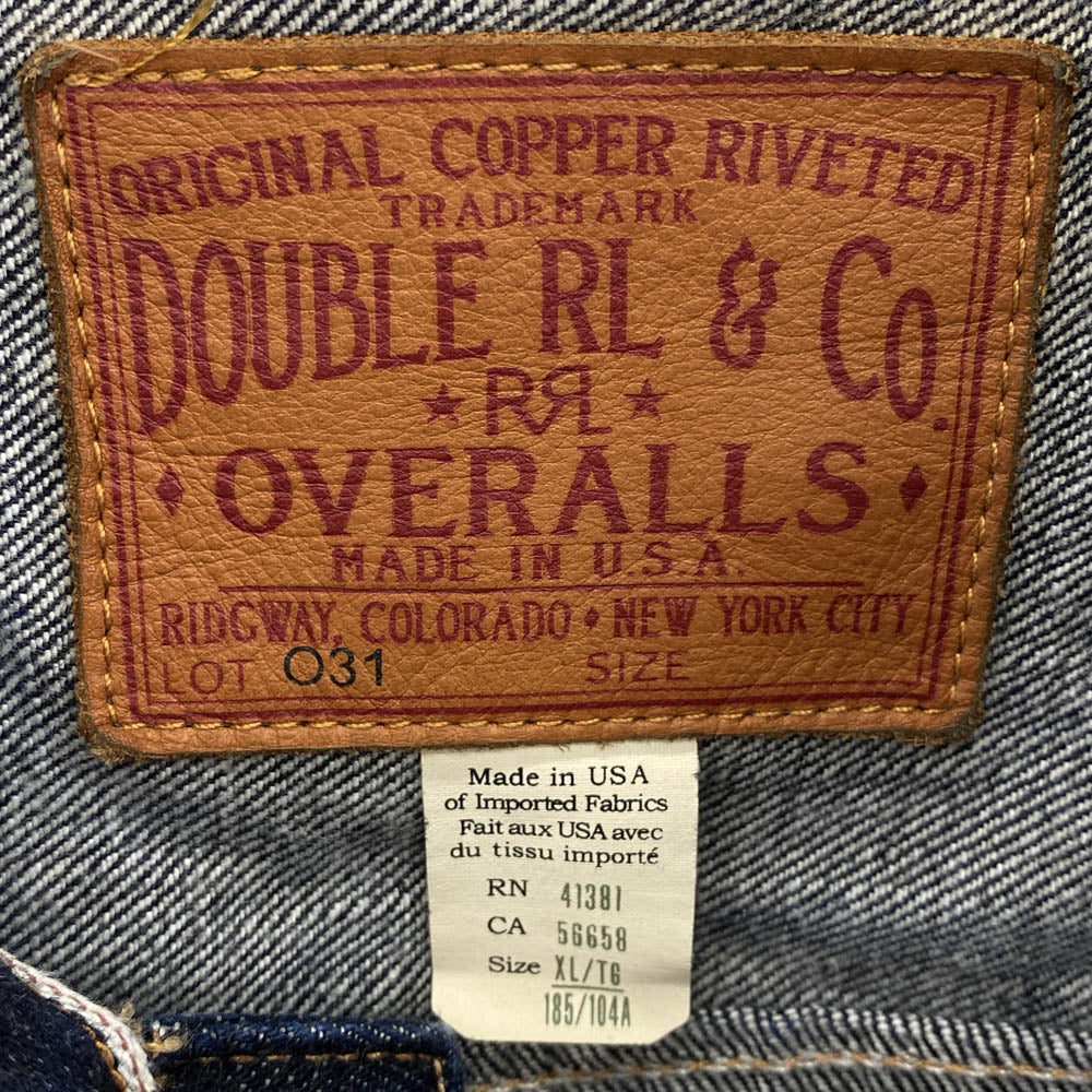 RRL ダブルアールエル 036RB04 USA製 Type 2nd Denim Jacket セカンド デニムジャケット インディゴブルー系 XL【中古】