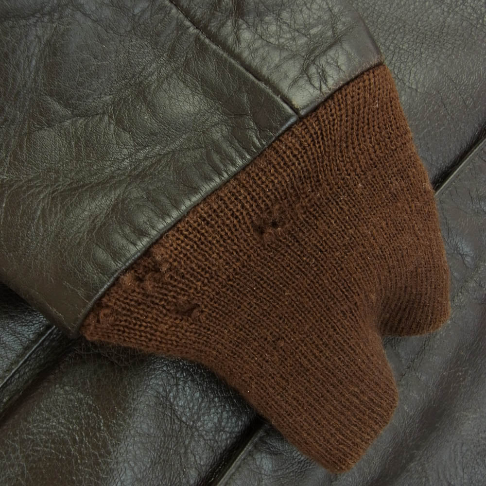 The REAL McCOY'S ザリアルマッコイズ 42-0622H A-2 ISOLA.N.Y レザー フライト ジャケット ブラウン系 42【中古】