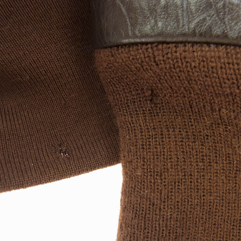 The REAL McCOY'S ザリアルマッコイズ 42-0622H A-2 ISOLA.N.Y レザー フライト ジャケット ブラウン系 42【中古】