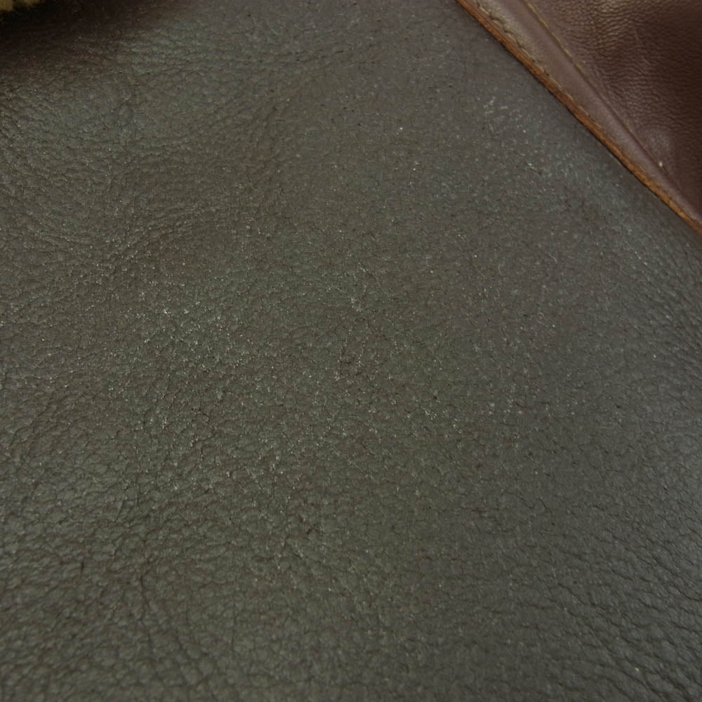 The REAL McCOY'S ザリアルマッコイズ 38-9622 TYPE B-3 ムートン レザー フライトジャケット ボンバージャケット ミリタリージャケット ブラウン系 42【中古】