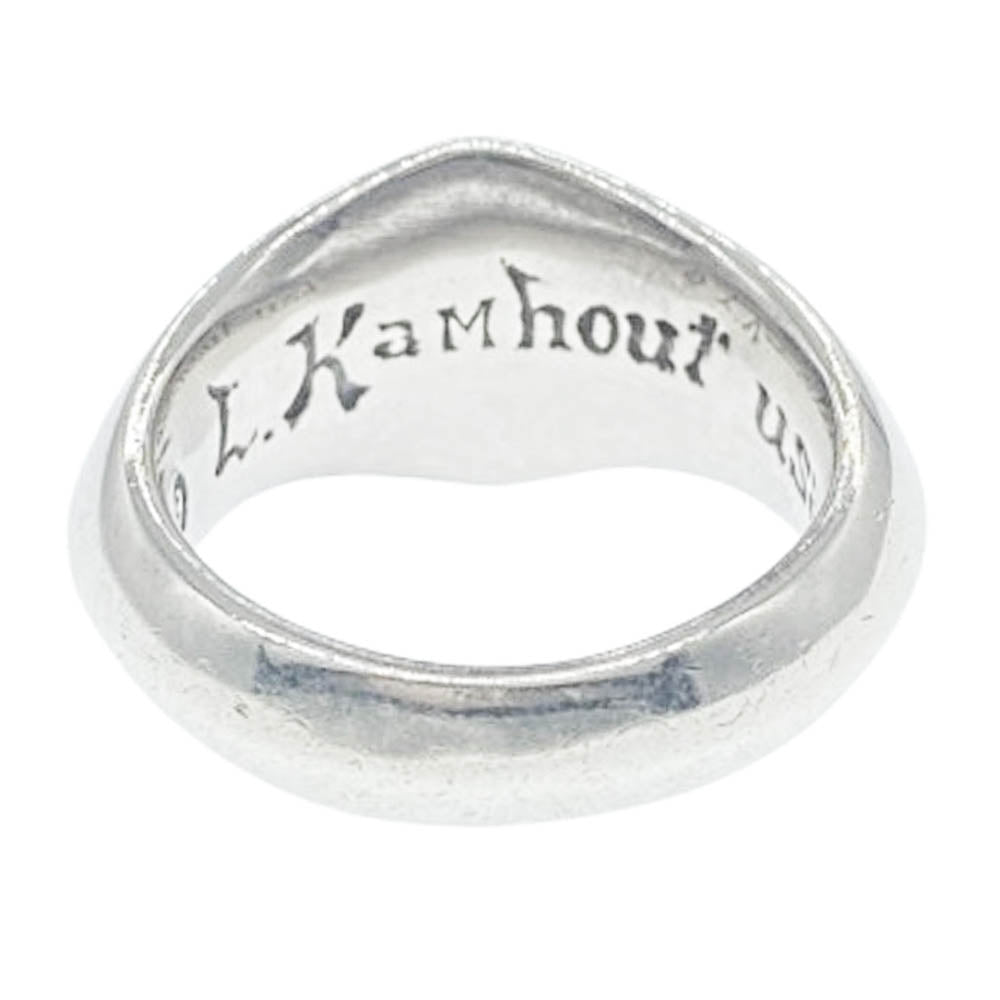 LONE ONES ロンワンズ LEONARD KAMHOUT レナードカムホート Silk Ring シルク リング シルバー系 21号5【中古】