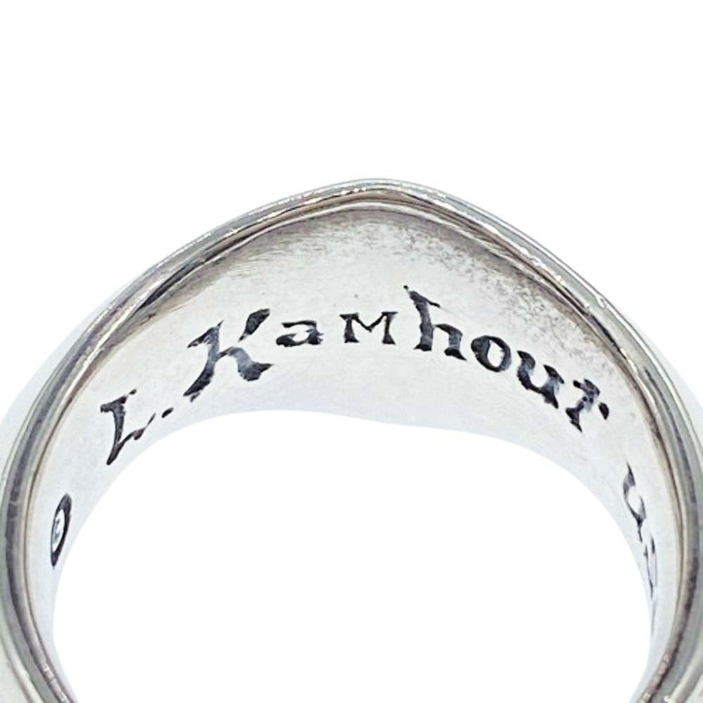 LONE ONES ロンワンズ LEONARD KAMHOUT レナードカムホート Silk Ring シルク リング シルバー系 21号5【中古】