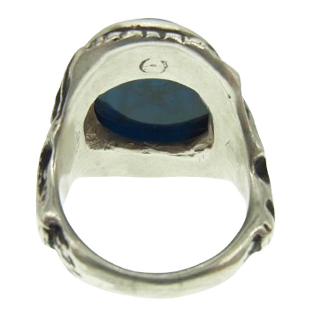 ALEX STREETER アレックスストリーター ANGEL HEART RING エンジェルハート ダークブルー リング 21号【中古】