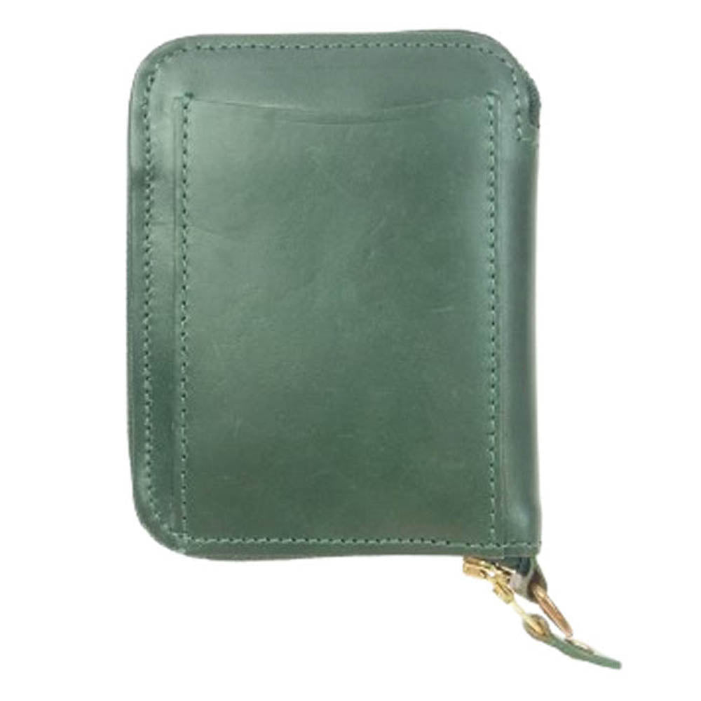 GLENROYAL グレンロイヤル SMALL WALLET BRIDLE LEATHER スモールウォレット フルブライドルレザー ボトルグリーン グリーン系【中古】