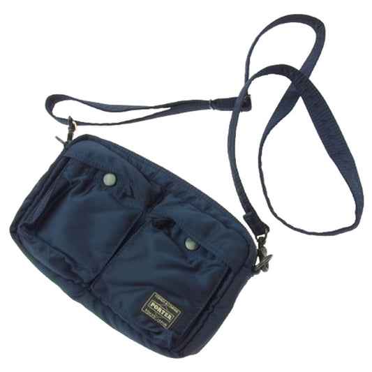 PORTER ポーター 622-08634 NEW TANKER SLING BAG ニュー タンカー スリング ショルダー バッグ ネイビー系【極上美品】【中古】