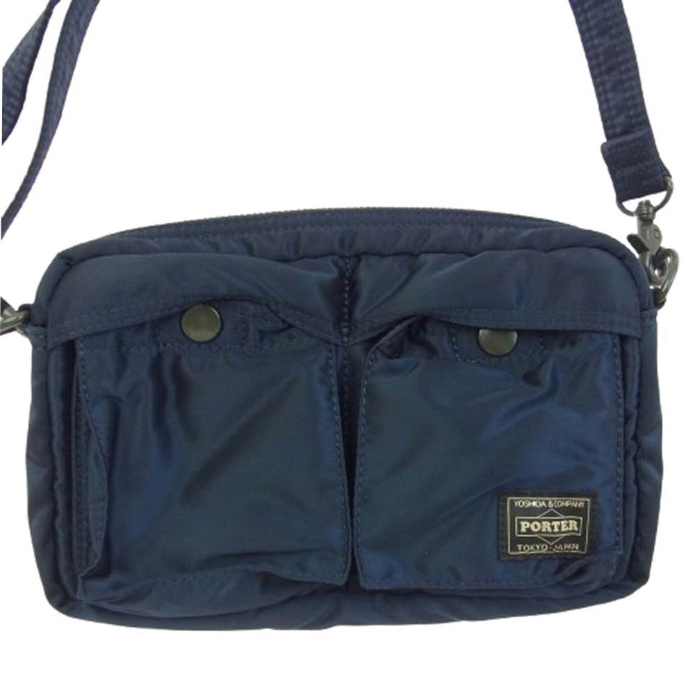 PORTER ポーター 622-08634 NEW TANKER SLING BAG ニュー タンカー スリング ショルダー バッグ ネイビー系【極上美品】【中古】