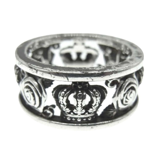 Justin Davis ジャスティンデイビス MY LOVE RING 薔薇 クラウン マイ ラブ リング 11号【中古】