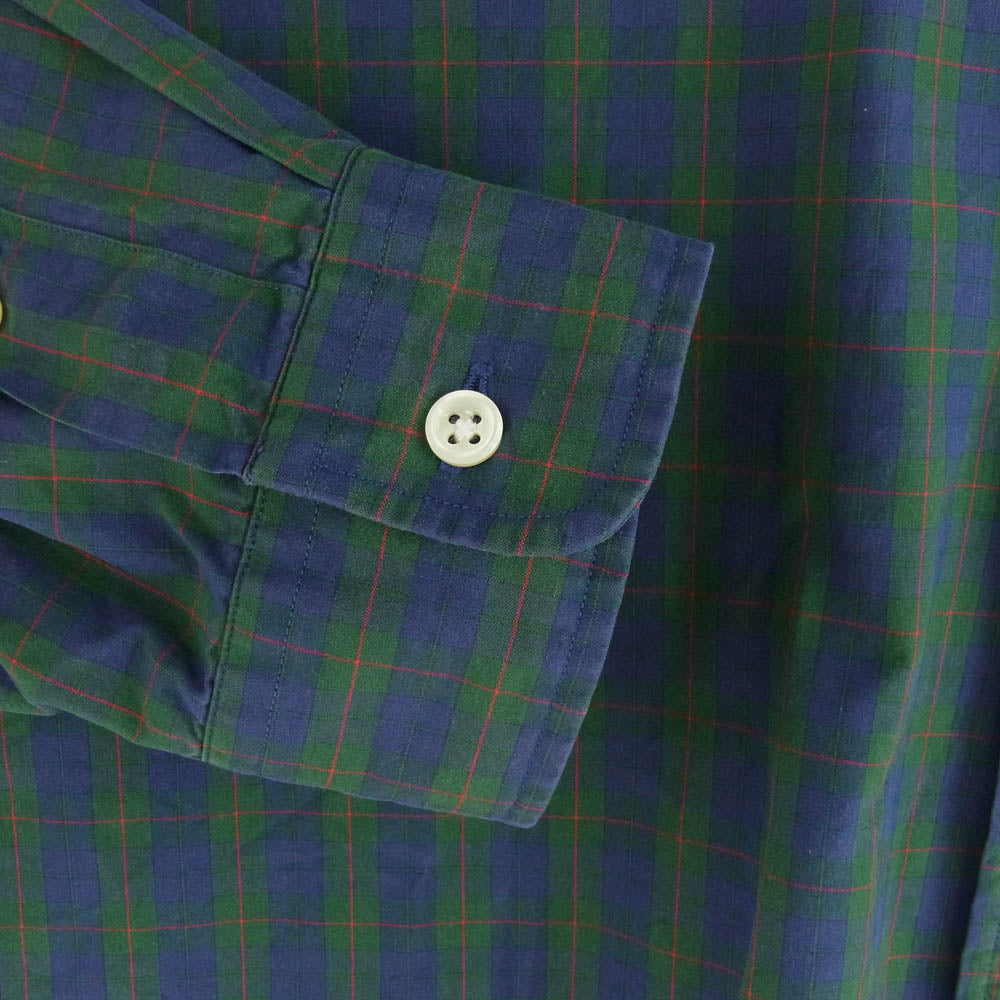 POLO RALPH LAUREN ポロ・ラルフローレン BLAKE ポニー刺繍 ボタンダウン 長袖 チェック シャツ マルチカラー系 XL【中古】