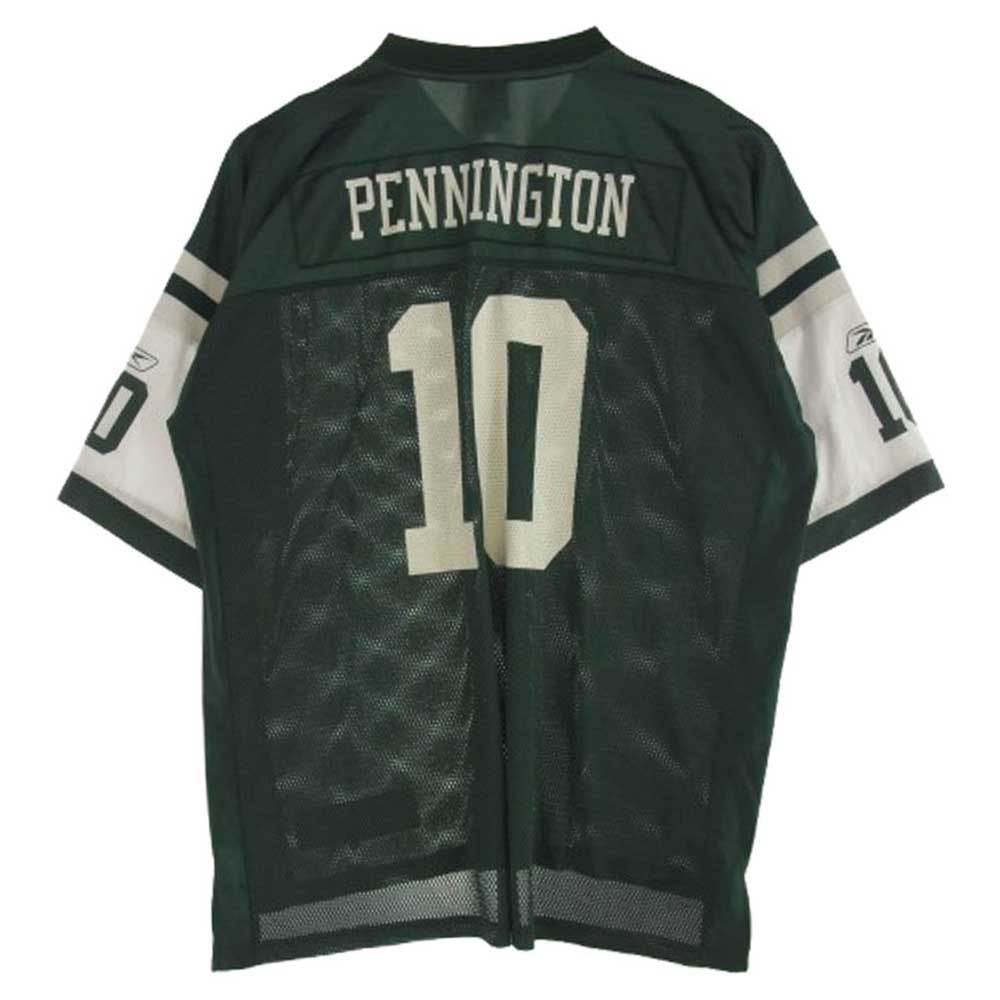 Reebok リーボック 00s NFL PENNINGTON ゲーム シャツ グリーン系 3XL【中古】