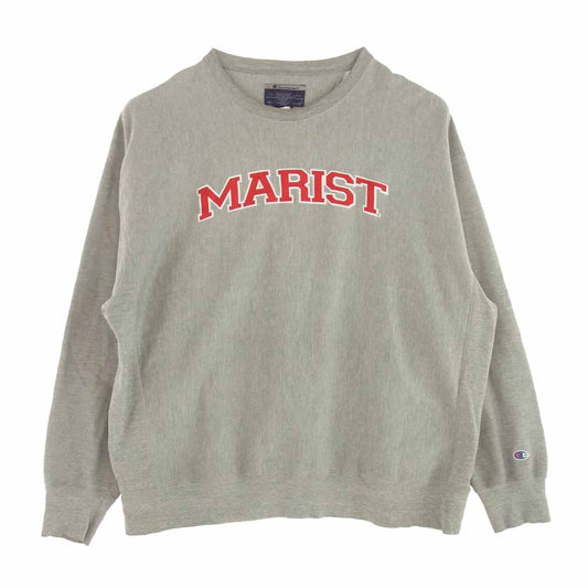 Champion チャンピオン 00s パキスタン製 MARIST reverse weave リバースウィーブ プルオーバー スウェット グレー系 XXL【中古】