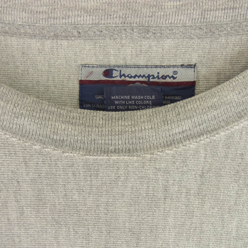 Champion チャンピオン 00s パキスタン製 MARIST reverse weave リバースウィーブ プルオーバー スウェット グレー系 XXL【中古】