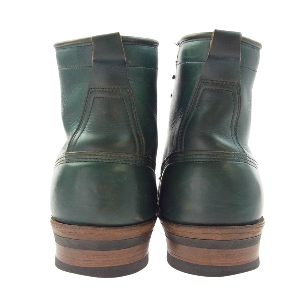 WHITE'S BOOTS ホワイツブーツ 350C Cruiser BOOTS SMOKE JUMPER height 6 クルーザー スモークジャンパー クロムエクセルレザー レザー ブーツ グリーン系 12EE【中古】