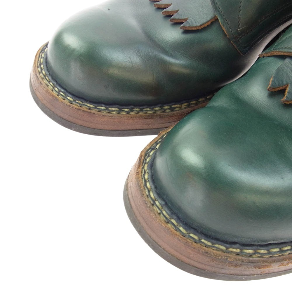 WHITE'S BOOTS ホワイツブーツ 350C Cruiser BOOTS SMOKE JUMPER height 6 クルーザー スモークジャンパー クロムエクセルレザー レザー ブーツ グリーン系 12EE【中古】
