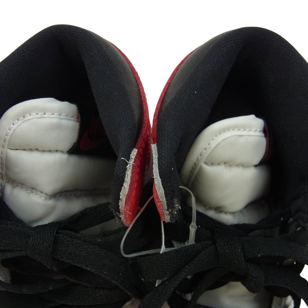 NIKE ナイキ AQ2664-161 PS Air Jordan 1 High OG Heritage AJ1 エアジョーダン1 ハイ ヘリテージ キッズ ハイカット スニーカー ホワイト系 レッド系 18cm【新古品】【未使用】【中古】