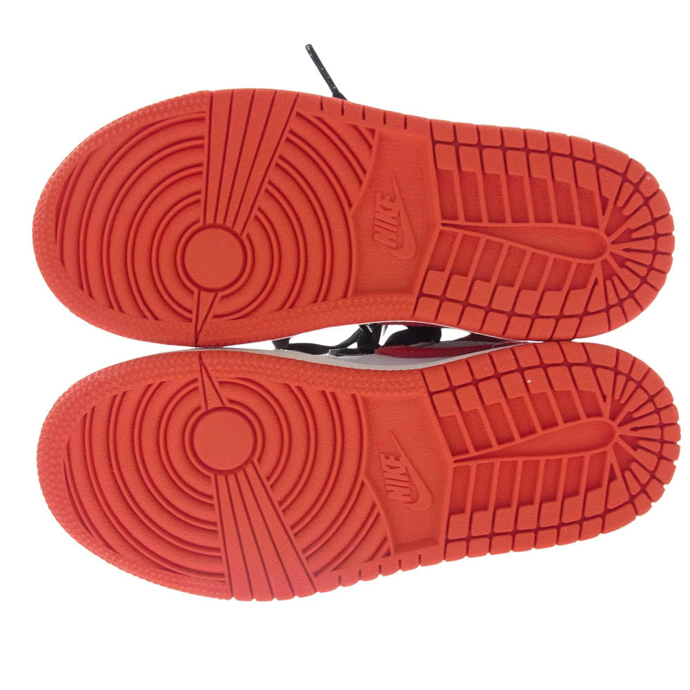 NIKE ナイキ AQ2664-161 PS Air Jordan 1 High OG Heritage AJ1 エアジョーダン1 ハイ ヘリテージ キッズ ハイカット スニーカー ホワイト系 レッド系 18cm【新古品】【未使用】【中古】