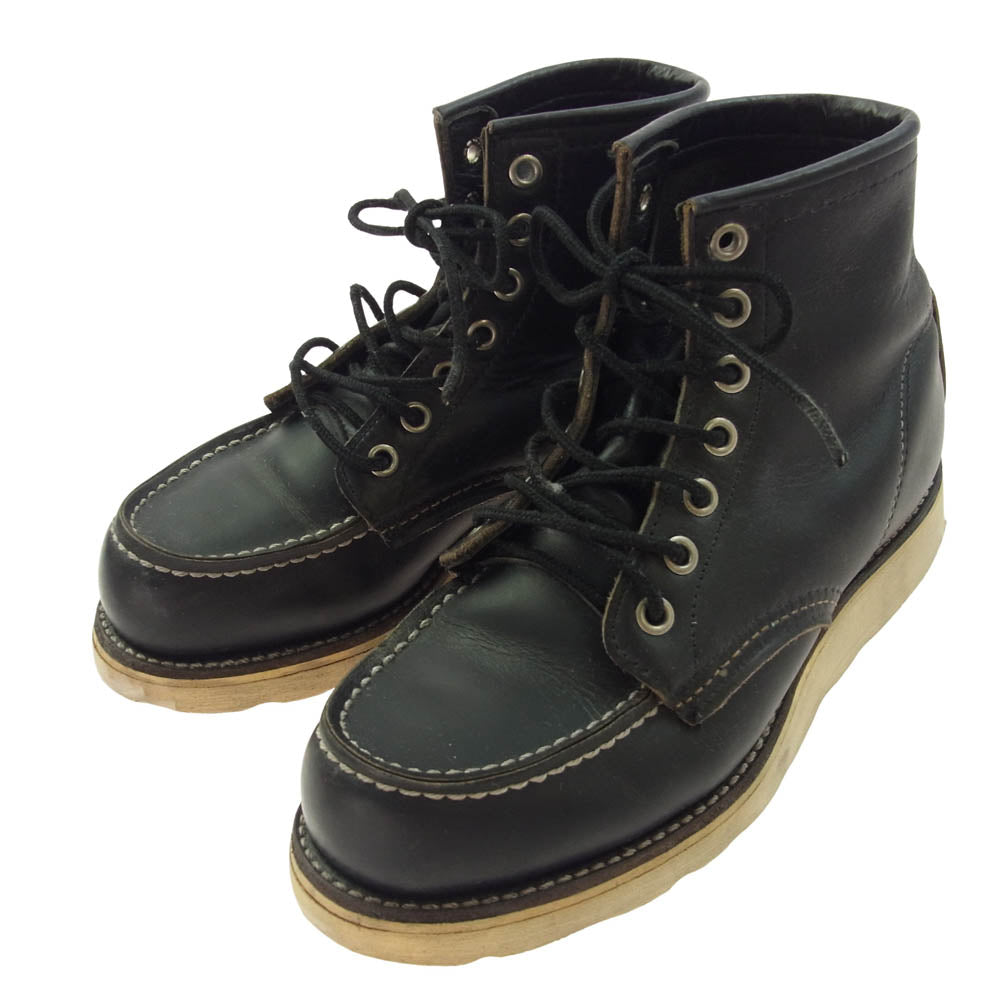 RED WING レッドウィング 8179 6-inch Classic Moc クラシックモック アイリッシュセッター レースアップ ブーツ ブラック系 4E【中古】