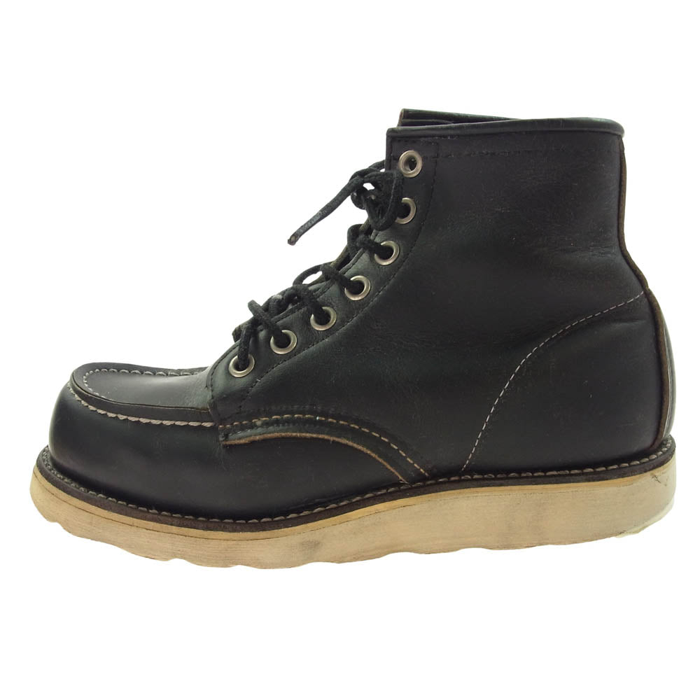 RED WING レッドウィング 8179 6-inch Classic Moc クラシックモック アイリッシュセッター レースアップ ブーツ ブラック系 4E【中古】