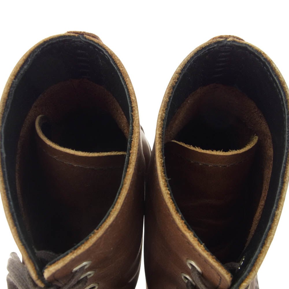 RED WING レッドウィング 3406 Clara クララ レザー レースアップ ブーツ ブラウン系 8B【中古】