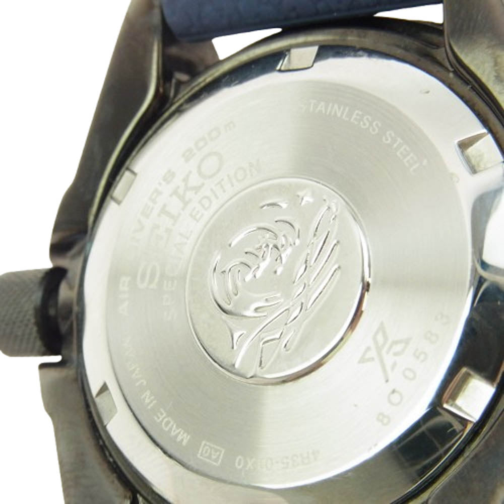 SEIKO セイコー SBDY025 4R35-01X0 PROSPEX プロスペックス ダイバースキューバ デイト 200 自動巻き 時計 ブルー系【中古】