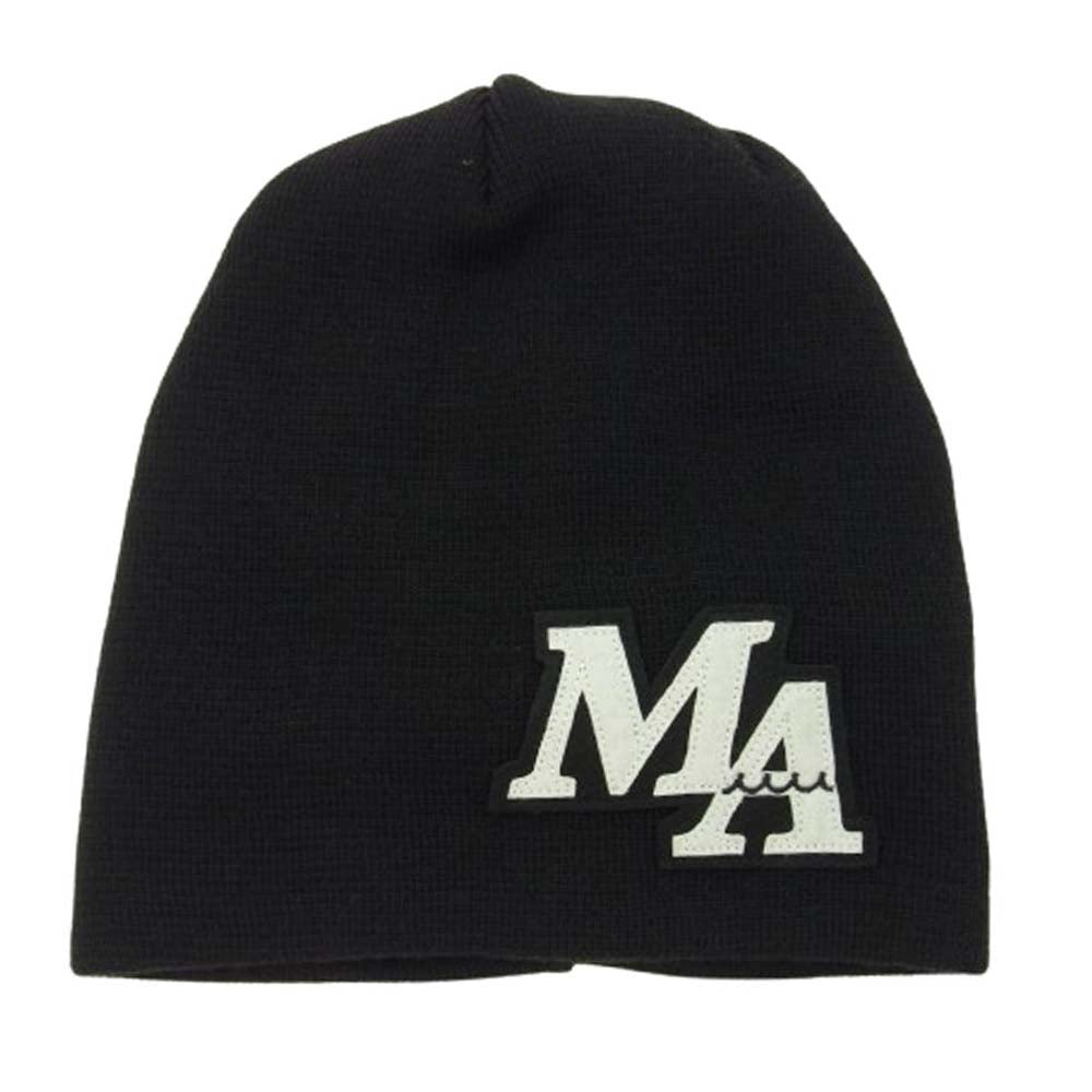 アカンサス MA2441 muta MARINE Logo Pool Knit Cap ムータ ロゴ ニット キャップ ブラック系【極上美品】【中古】