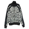 adidas アディダス × Keith Haring キースヘリング JEREMY SCOTT  ジェレミースコット 総柄 トラック ジャケット ブラック系 M【中古】