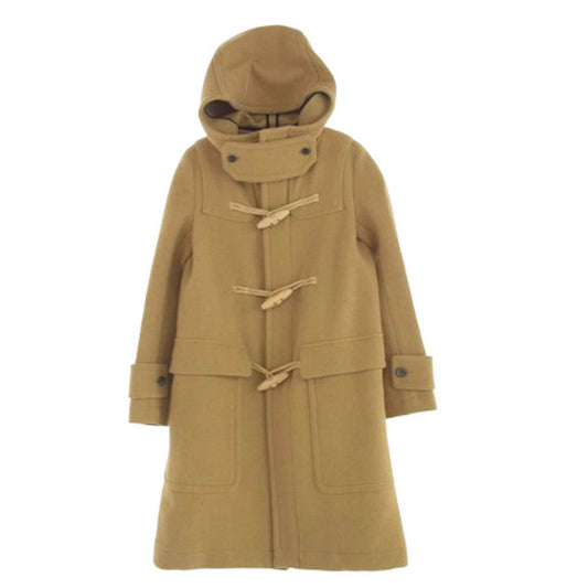 THE RERACS ザリラクス ウール100％ ジップアップ トグル ダッフルコート モッズコート ベージュ系 36【中古】